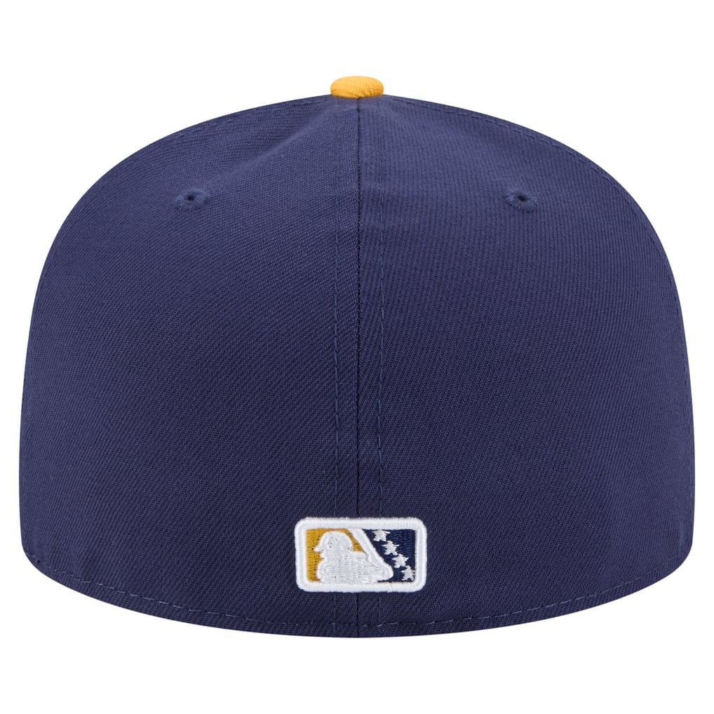 Casquette ajustée 59FIFTY Authentic Collection New Era Brooklyn Cyclones - Bleu marine